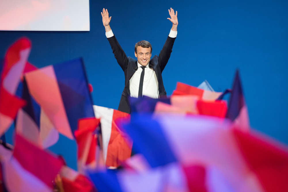 The hope of the side? Newly-elected French president Emmanuel Macron is looking to build a more inclusive society. PIC: Frederic Legrand