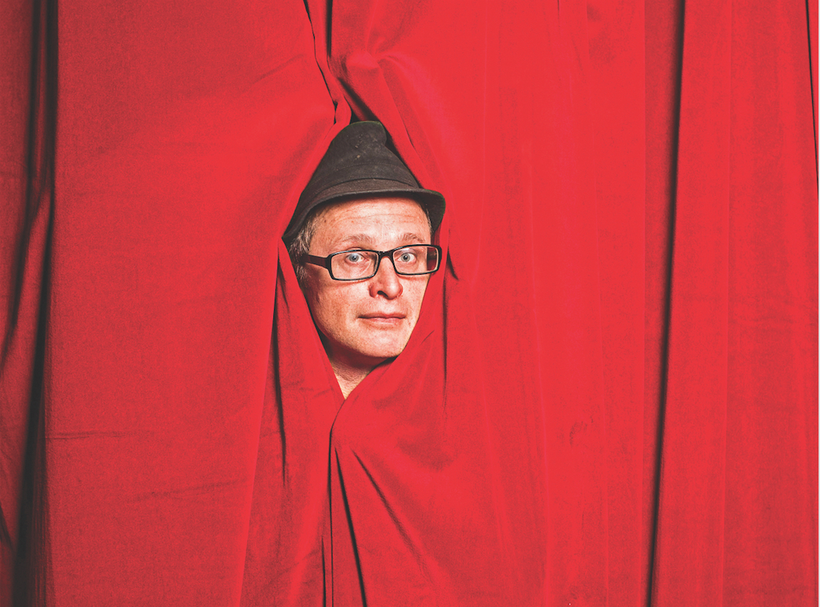 Stand-up comedian Simon Munnery: “How’s it going to end? Maybe I’ll die in a ditch?” PIC: Supplied